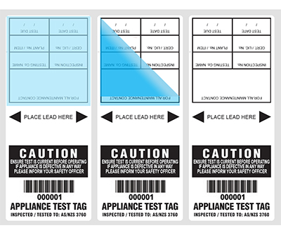 Self Laminating Test Tags