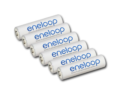 Eneloop Rechargable Battery x 6 AA - suit Metrel 3309 2000mAh