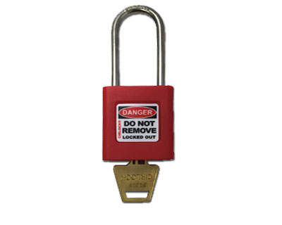 50mm Safety Lockout Padlock Stainless Steel (Colours)