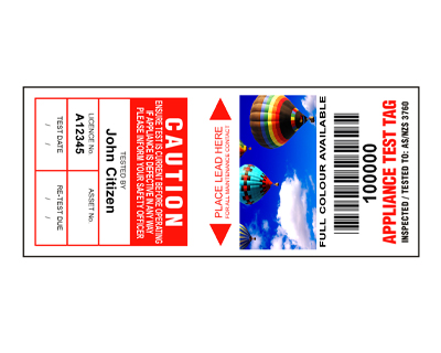 Customised Self laminating tags (500 pack) - Click Image to Close