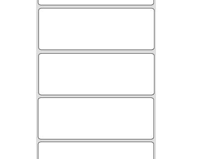 102mm x 48mm labels for thermal transfer printers (1000 roll)